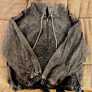 American Eagle Acid Wash Hooded Pullover - worn once!